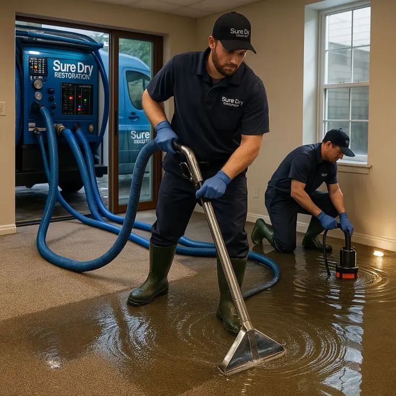 Water Extraction and Removal process in Union Beach, NJ